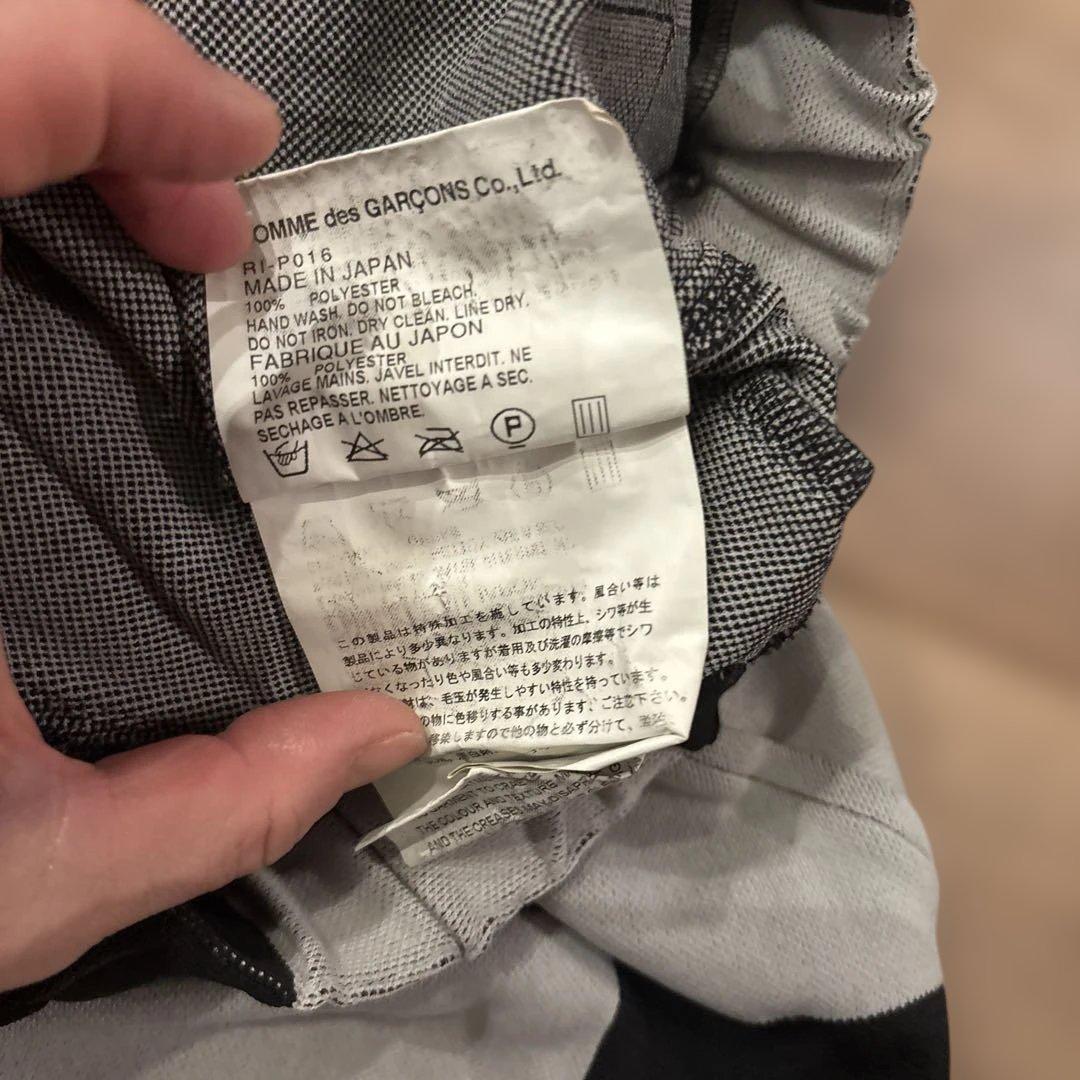 チェック柄バルーンサルエルパンツ