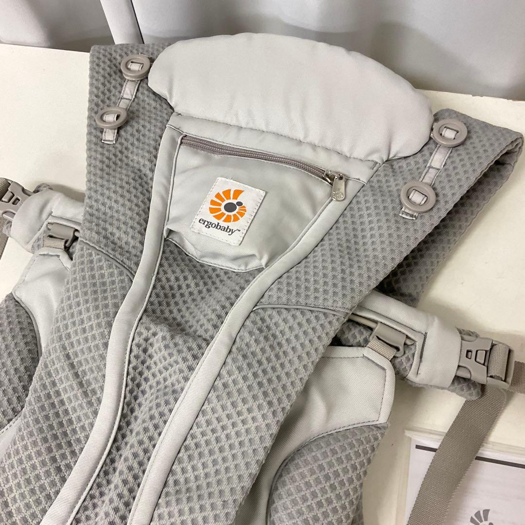☆エルゴベビー☆オムニ ブリーズ メッシュ パールグレー