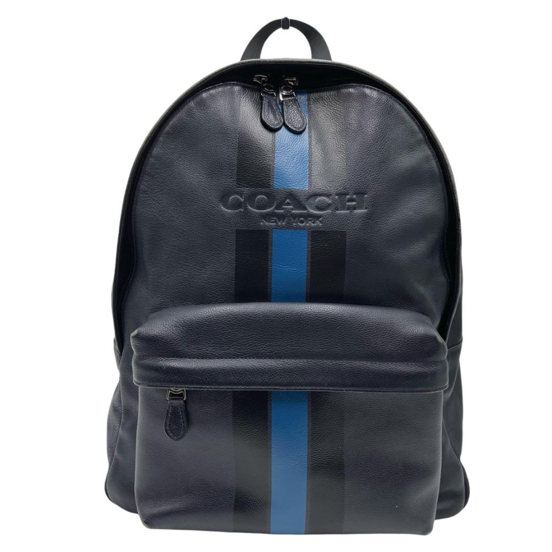 COACH F72237 レザー チャールズヴァーシティ バックパック リュック