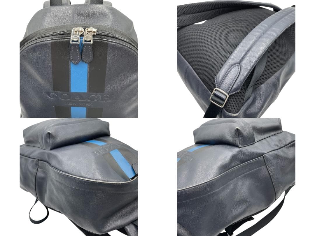 COACH F72237 レザー チャールズヴァーシティ バックパック リュック