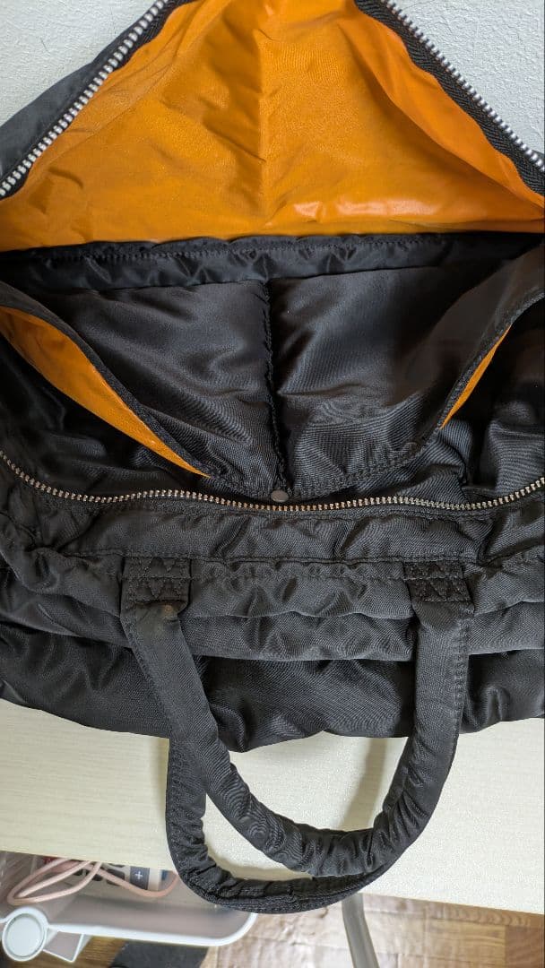 PORTER ブラックボストンバッグ