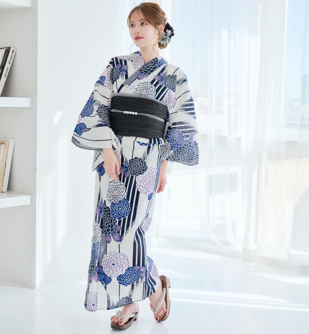 新品 浴衣 セット 浴衣セット ゆかた レディース 大人 あじさい Y5-14