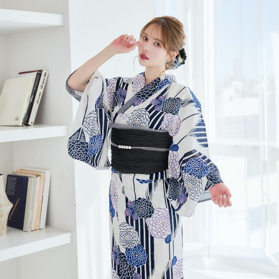 新品 浴衣 セット 浴衣セット ゆかた レディース 大人 あじさい Y5-14