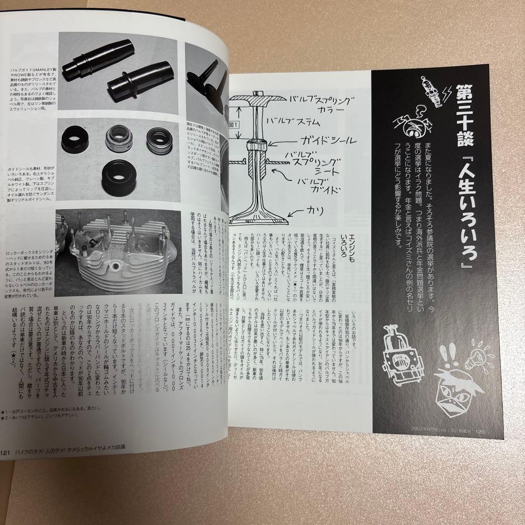 タメさんのハーレーメカ談義　 ショベルヘッド　ローラーマガジン38 長瀬智也