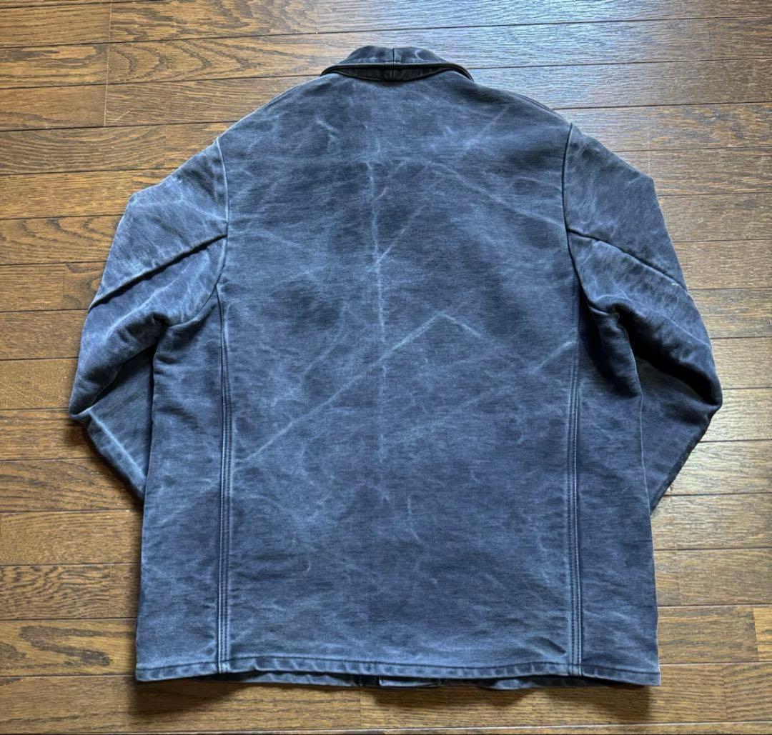 カ*ロ様 ブラックモールスキンジャケット 鬼フェード 80年代 ドイツ製