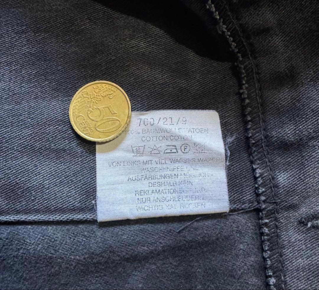 カ*ロ様 ブラックモールスキンジャケット 鬼フェード 80年代 ドイツ製