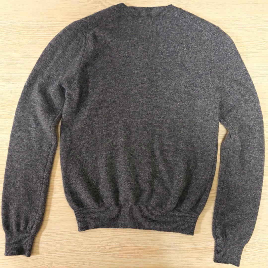 PLAY COMME des GARÇONSグレー カーディガン ハート刺繍 M