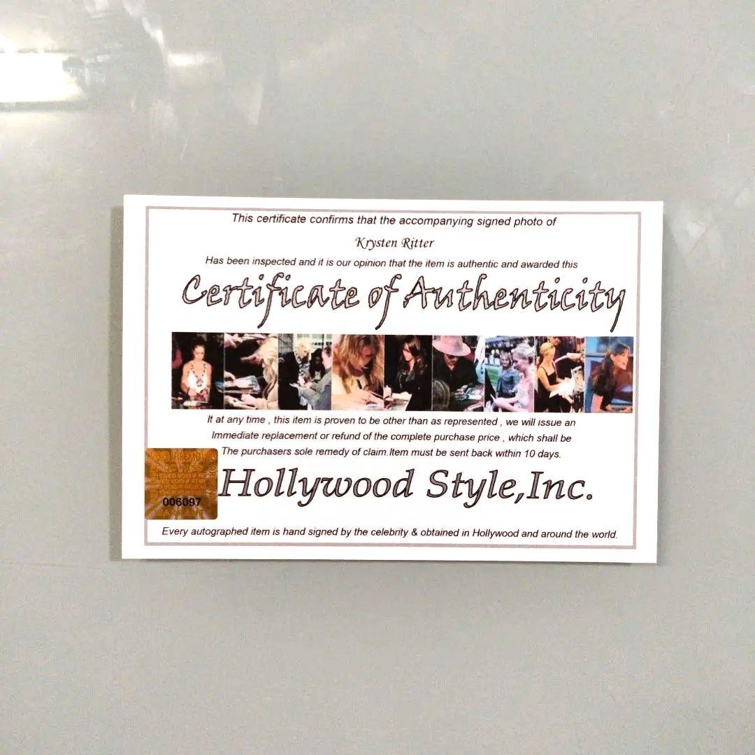 クリステン・リッター直筆サイン入り超大型写真…ジェシカ・ジョーンズ