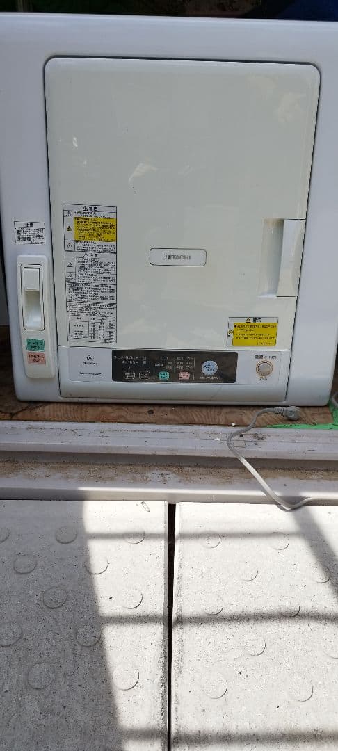 日立 DE-N60WV 6kg 衣類乾燥機 ヒーター&エアドライ