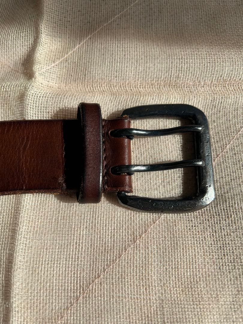 美品　45rpm￼ベルト　未使用　茶色　本革　sizeは寸法をご確認ください！