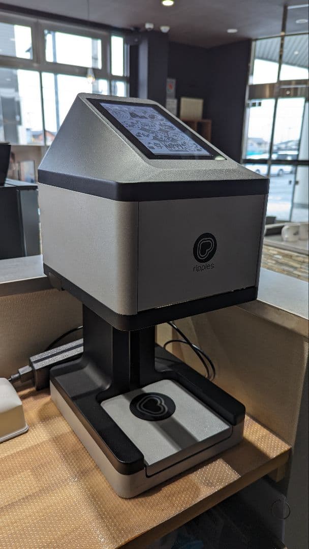 リップルメーカー。ラテアートマシン。エスプレッソマシン