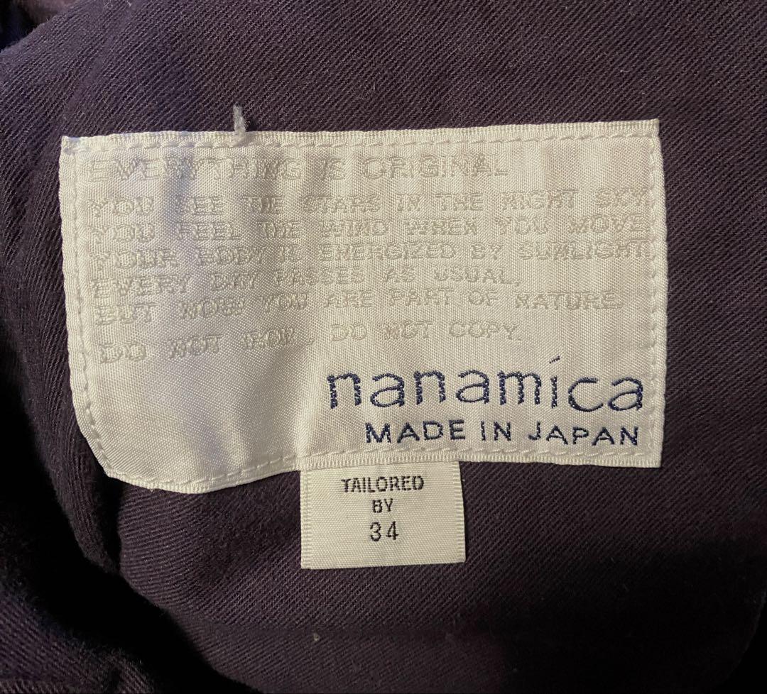 パンツ nanamica Wide Chino Pants Navy W34