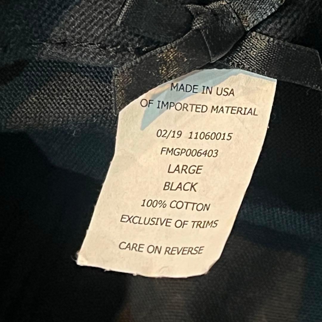 フィルソン TIN CLOTH PACKER HAT　ハット　ブラック　サイズL