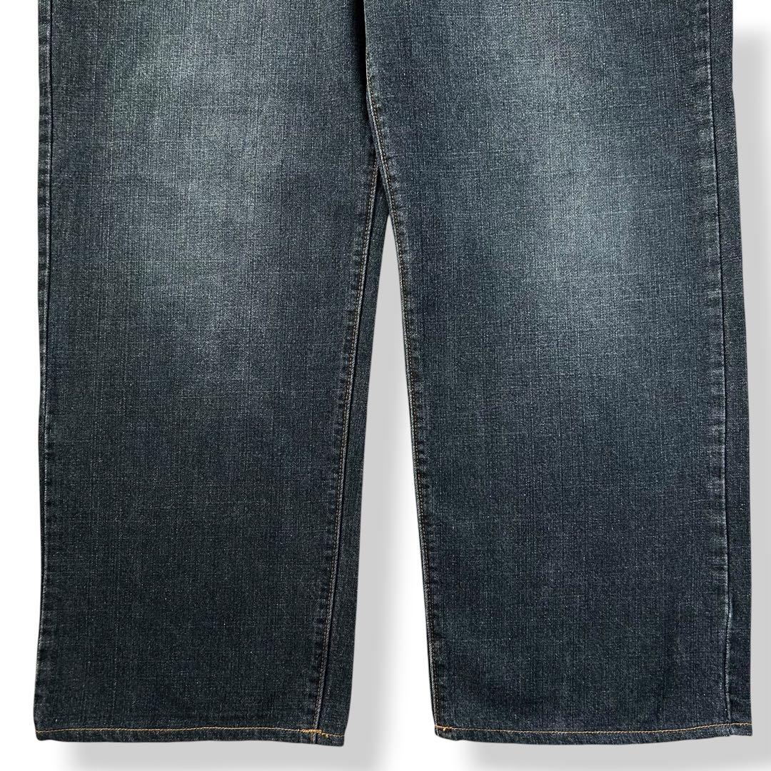 SEANJOHN ショーンジョン ゴールド刺繍 バギーデニム 極太 B系 W40