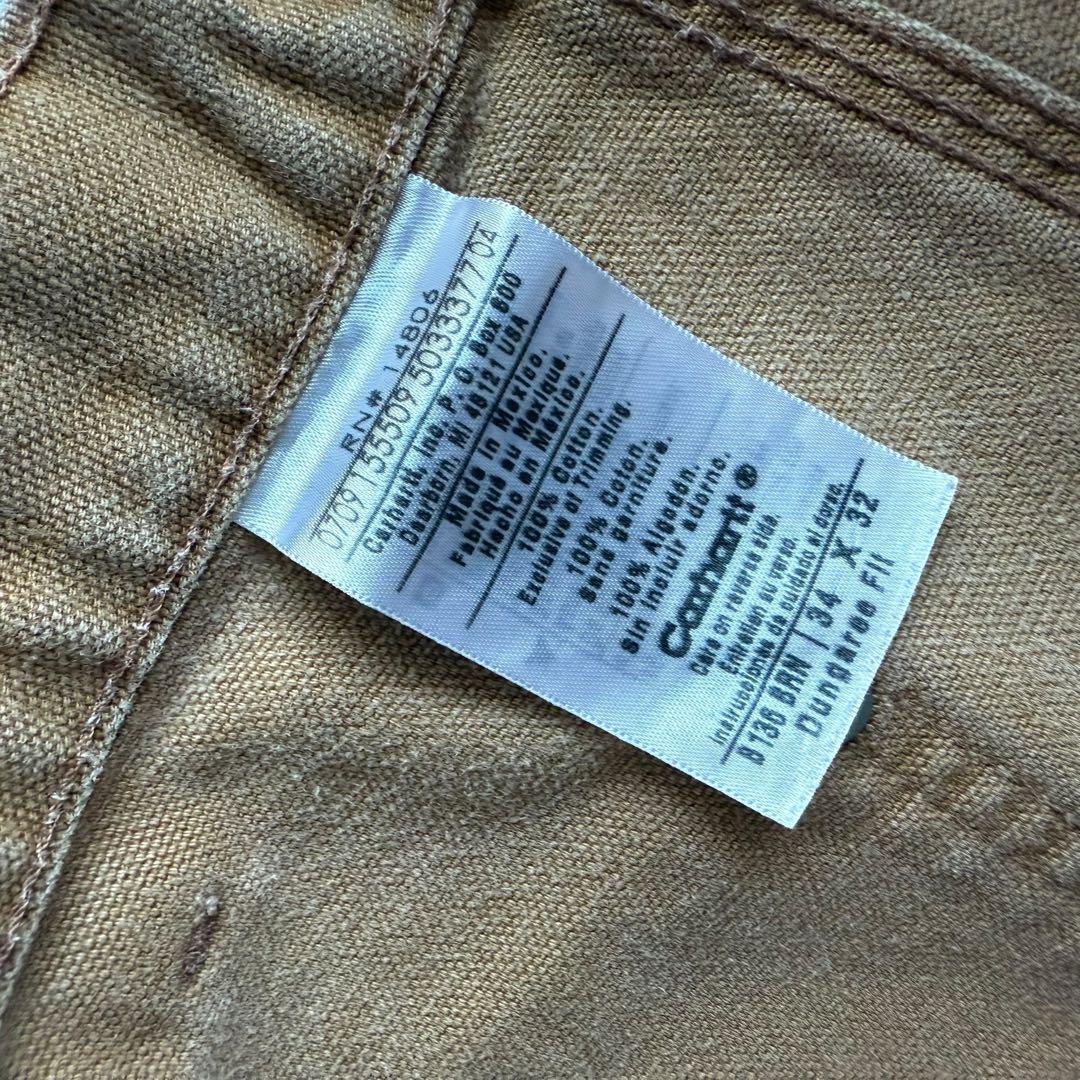 カーハート ダブルニーペインターパンツ ボロ ペンキ ワークパンツ USA 古着