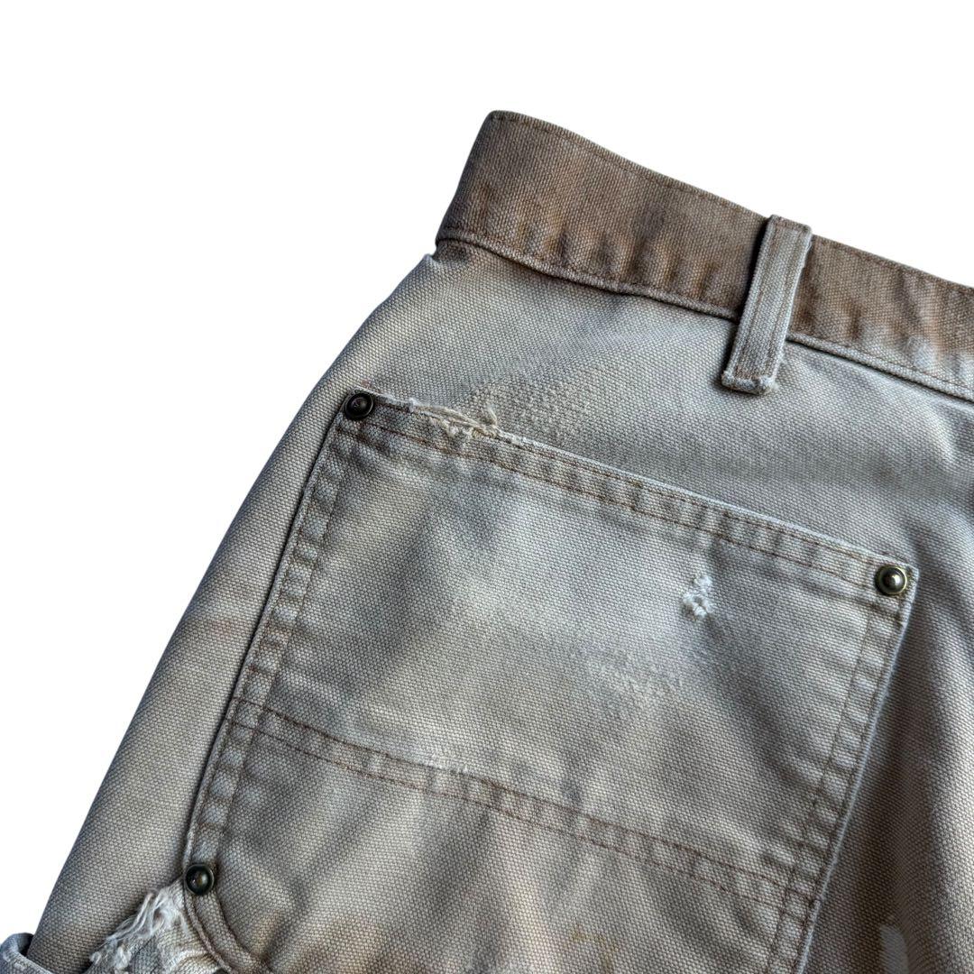 カーハート ダブルニーペインターパンツ ボロ ペンキ ワークパンツ USA 古着