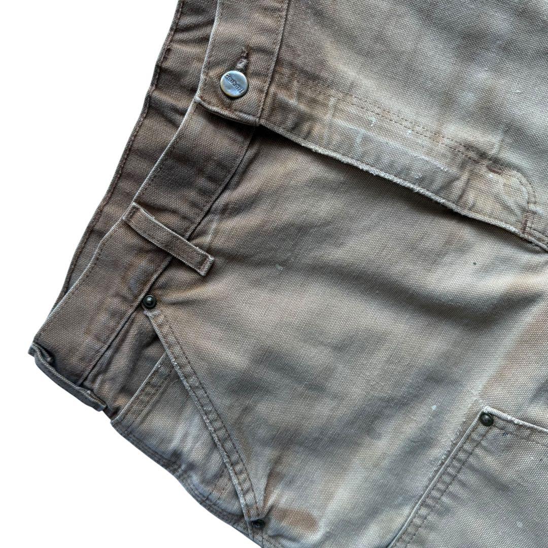 カーハート ダブルニーペインターパンツ ボロ ペンキ ワークパンツ USA 古着