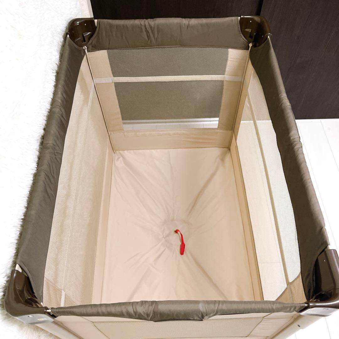 Aprica アップリカ ベビーベッド ココネルエアー ココア 程度良好 美品