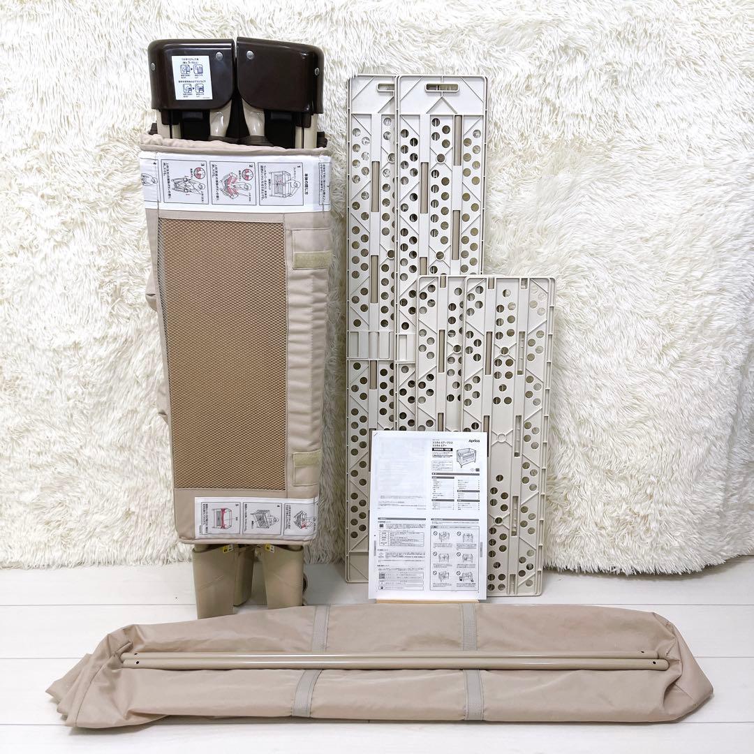 Aprica アップリカ ベビーベッド ココネルエアー ココア 程度良好 美品