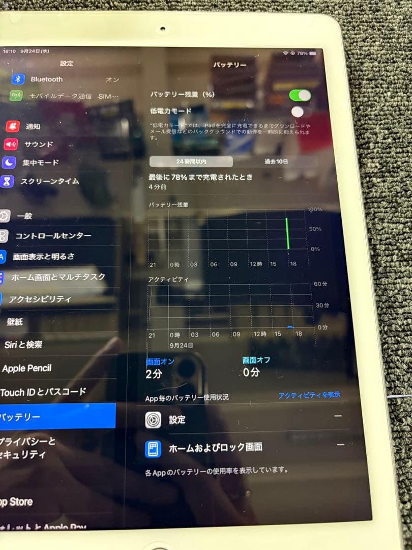 iPad pro 9.7インチ MLPX2J/A 画面割れなし 本体のみ
