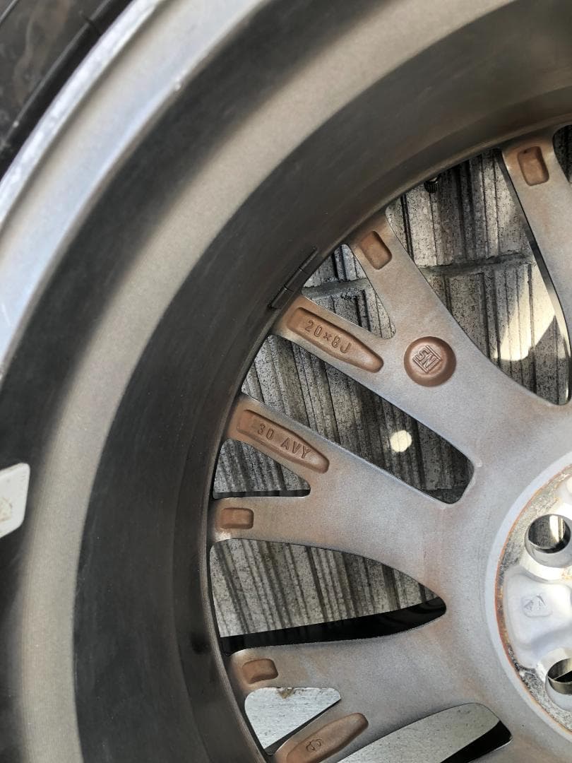 くまレクサスRX 20インチ ブラックホイール タイヤセット美品