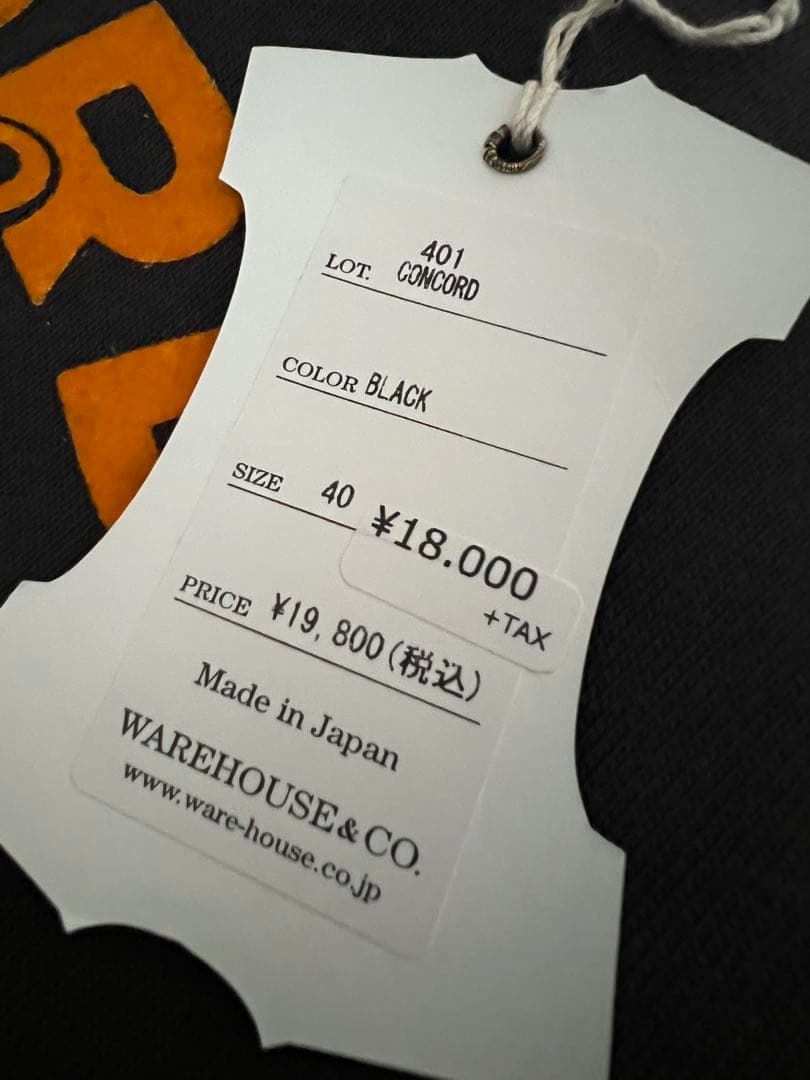 ウエアハウス Lot 401 CONCORD セットインスリーブ　40　スミクロ