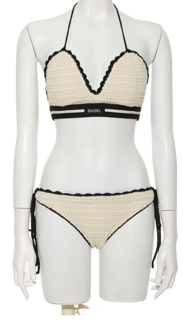 【最安値】SNIDEL スカラップエッジ ビキニ