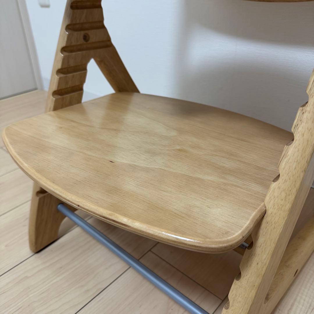 【極美品】大和屋 すくすくチェアスリムプラス テーブル＆ガード付 ※除菌清掃済