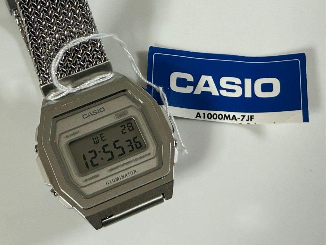 ★希少レア・未使用★お洒落　カシオ　フルメタル　デジタル時計
