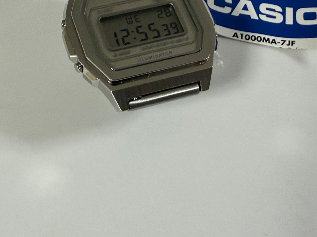 ★希少レア・未使用★お洒落　カシオ　フルメタル　デジタル時計