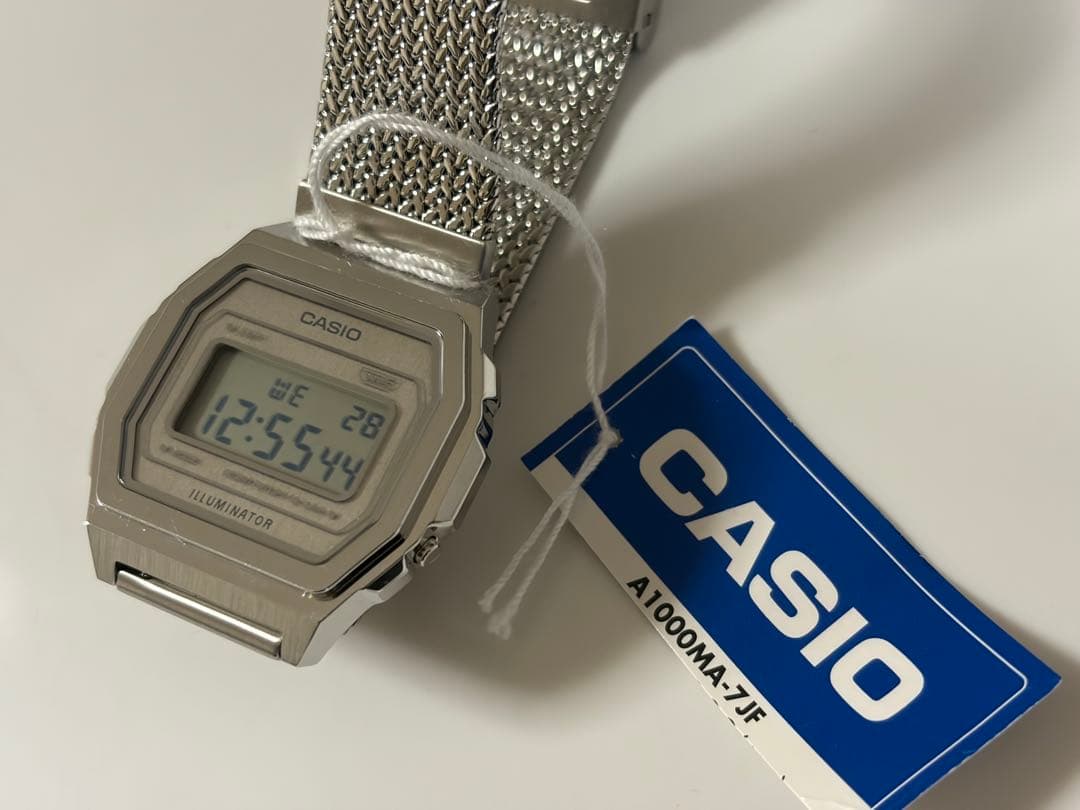★希少レア・未使用★お洒落　カシオ　フルメタル　デジタル時計