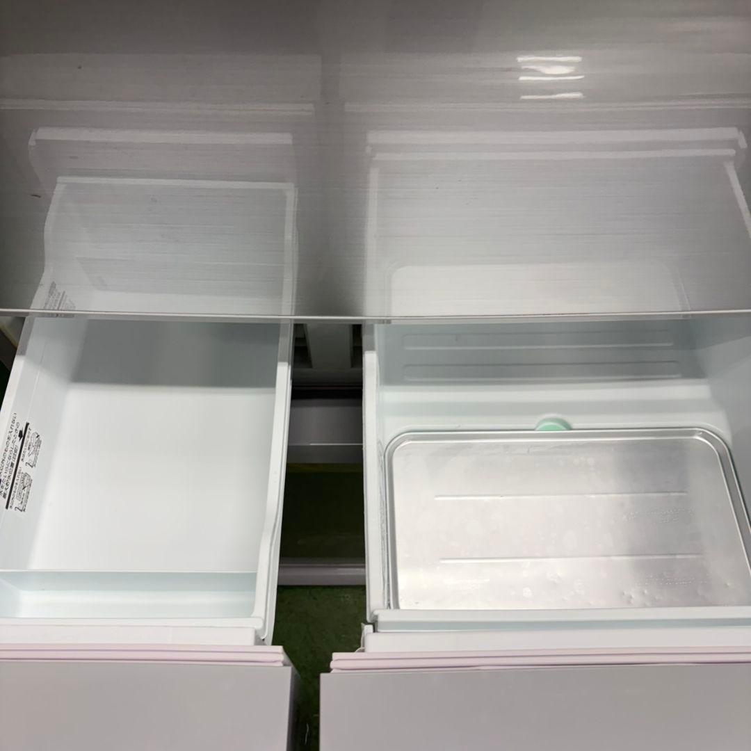 634 東芝　大型冷蔵庫　500Ｌ強　小型　家庭用　観音開き　自動製氷　シルバー