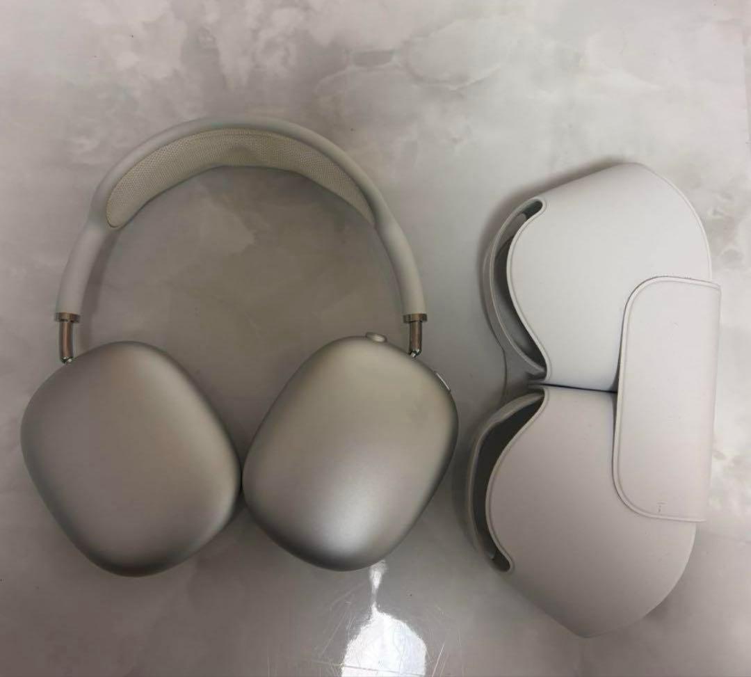 Apple AirPods Max シルバー カバーケース付き 美品