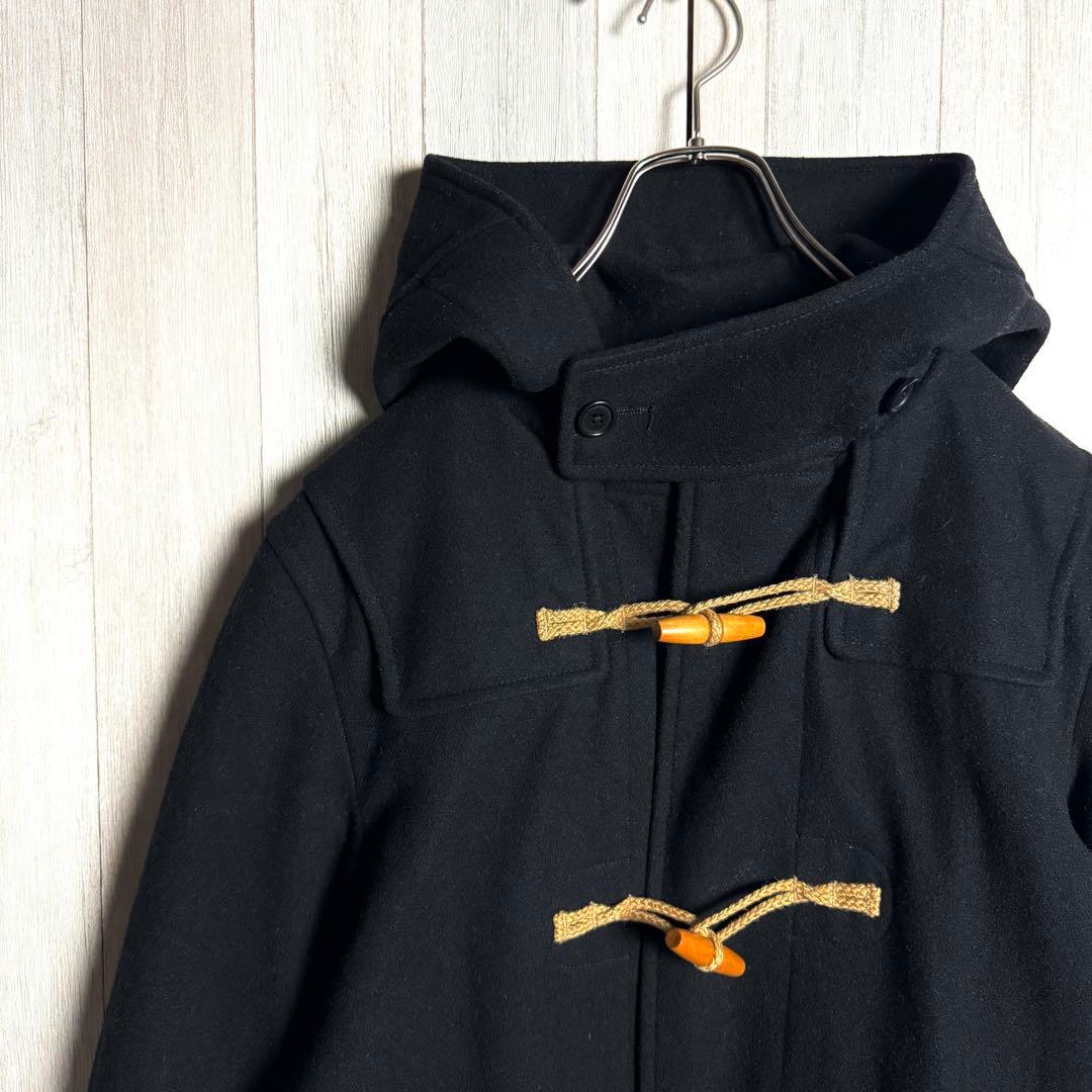 3571【人気・美品】マーガレットハウエル 肉厚 ウール ロング ダッフルコート