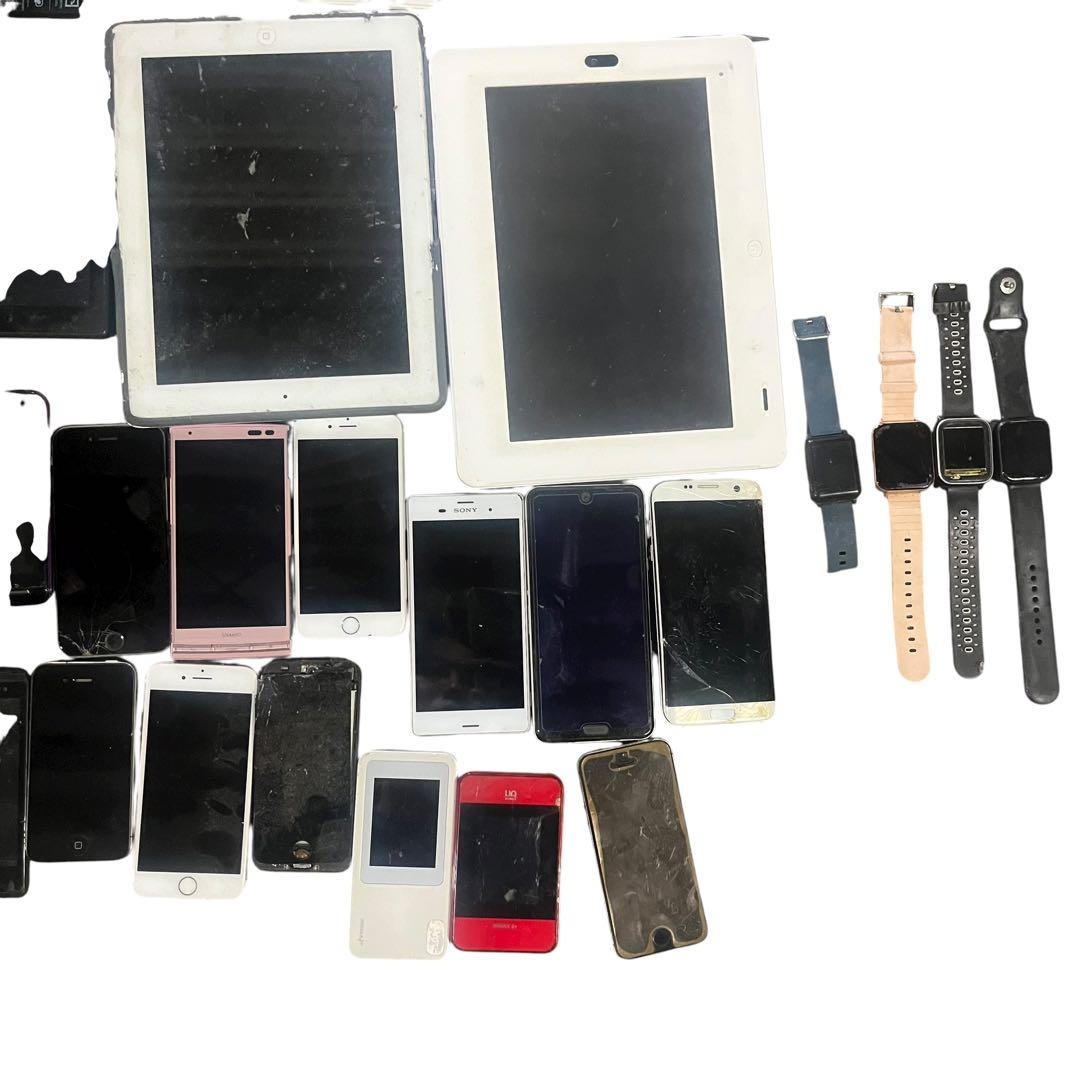 【メ1002-06】スマートフォン・タブレット•スマートウォッチまとめジャンク品
