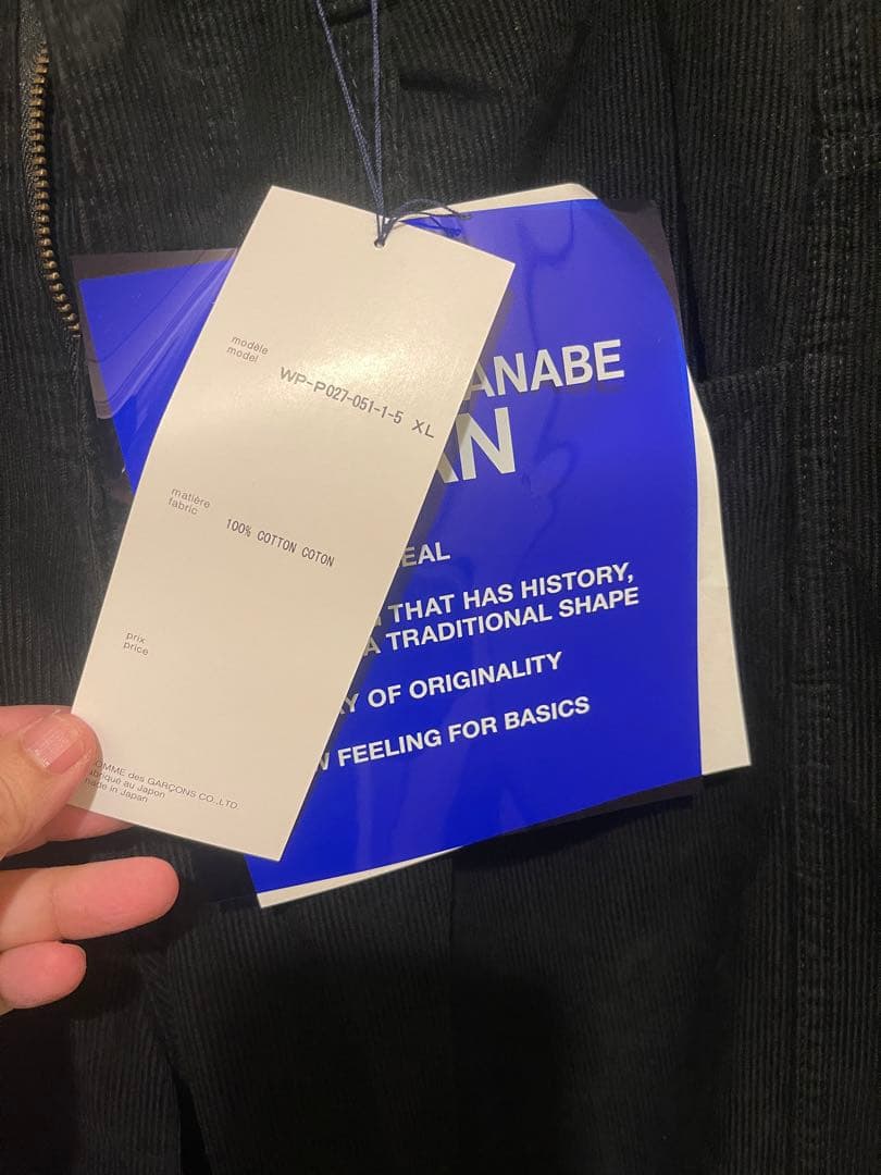 junya.watanabe man コーデュロイ パンツ XL