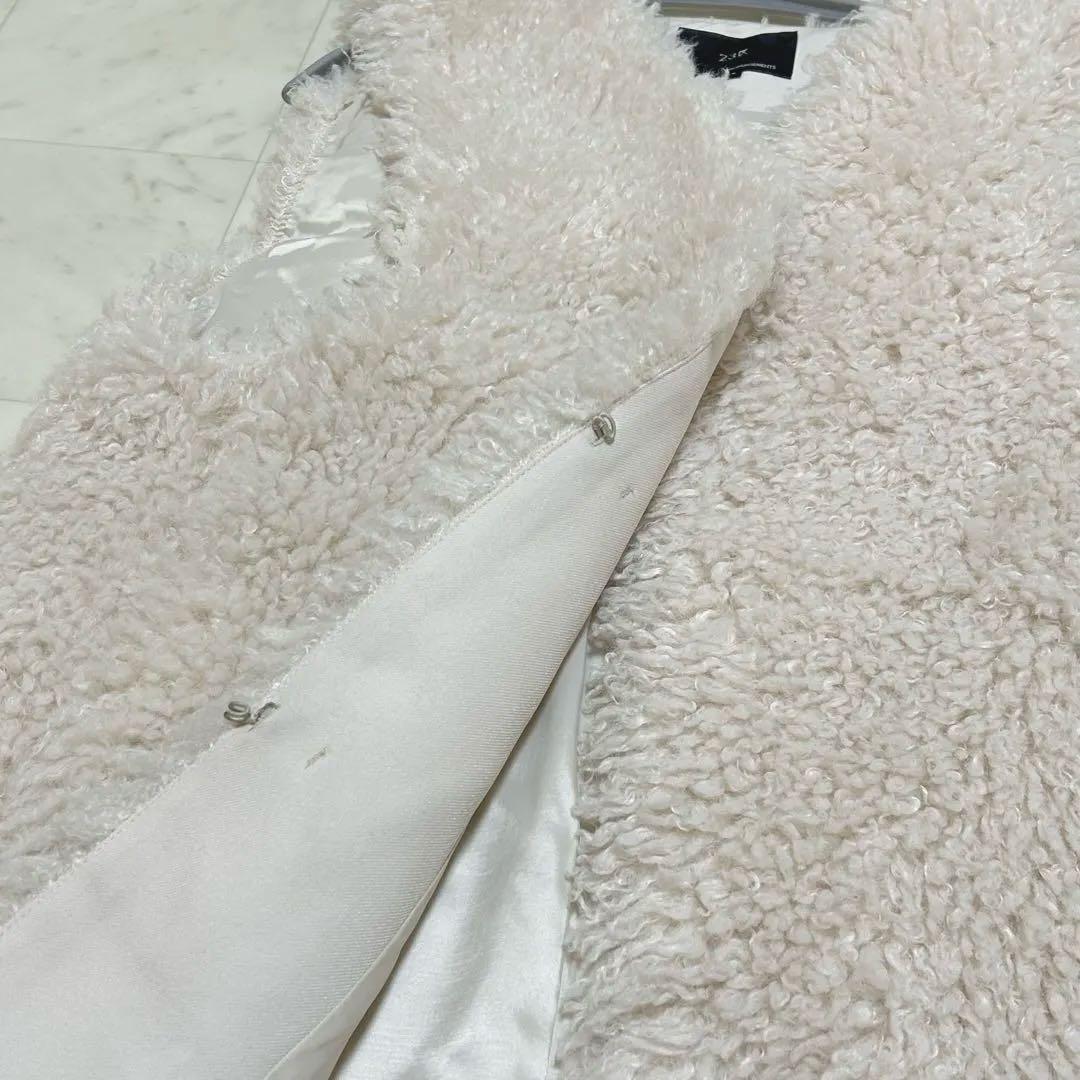 23区 ECOPEL カーリーファーコンビ ジレ ロング 2023AW 32