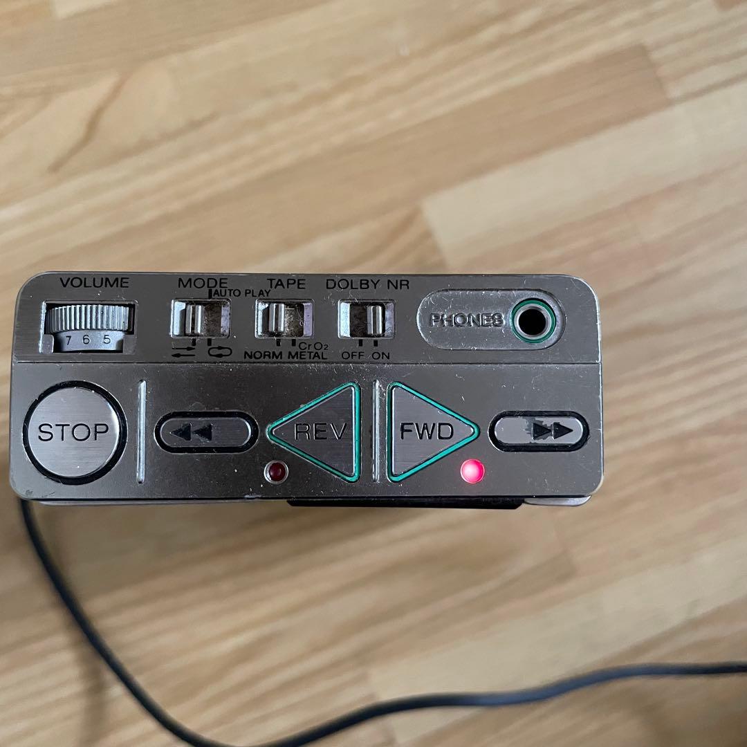 【ジャンク品】 SONYカセットウォークマンWM-7 ACアダプタ付き