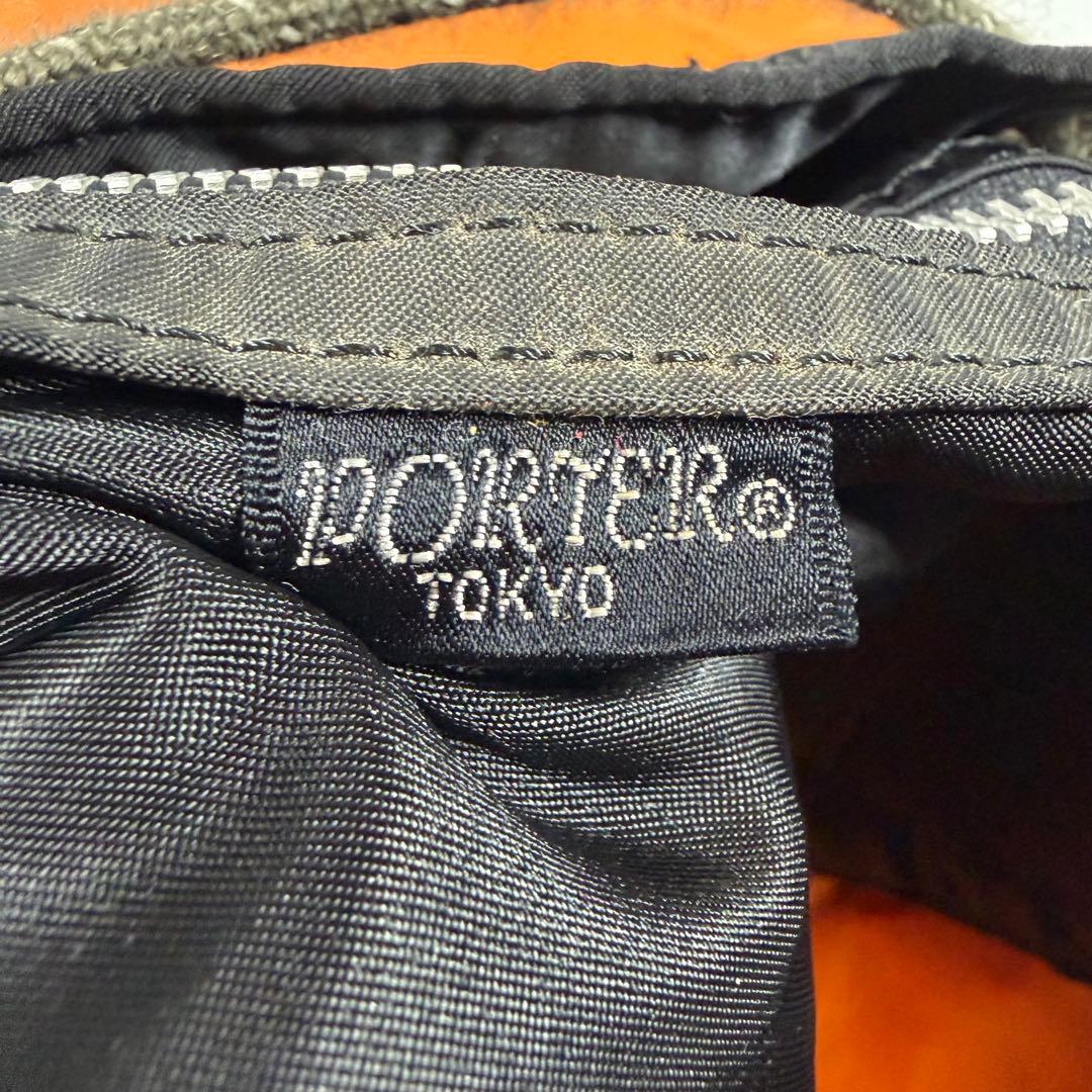 【美品】ポーター　リュック　バックパック　タンカー　ナイロン　巾着　ブラック