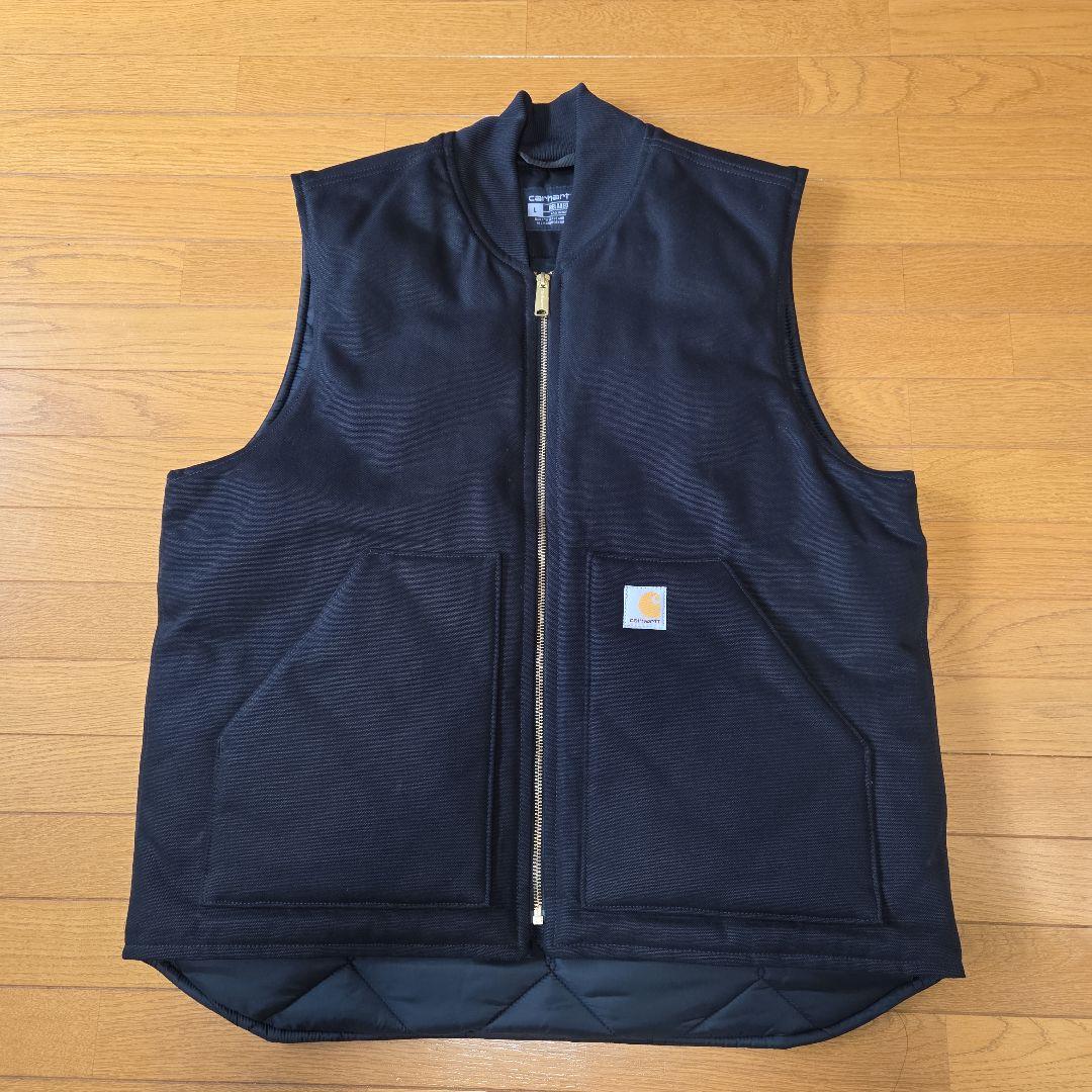 Carhartt ブラック ダウンベスト L