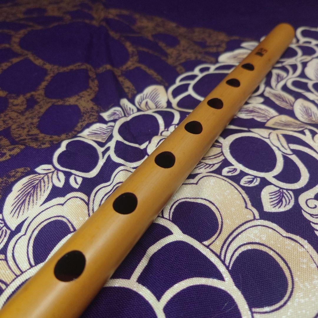 篠笛　五本調子　古典調　拭漆