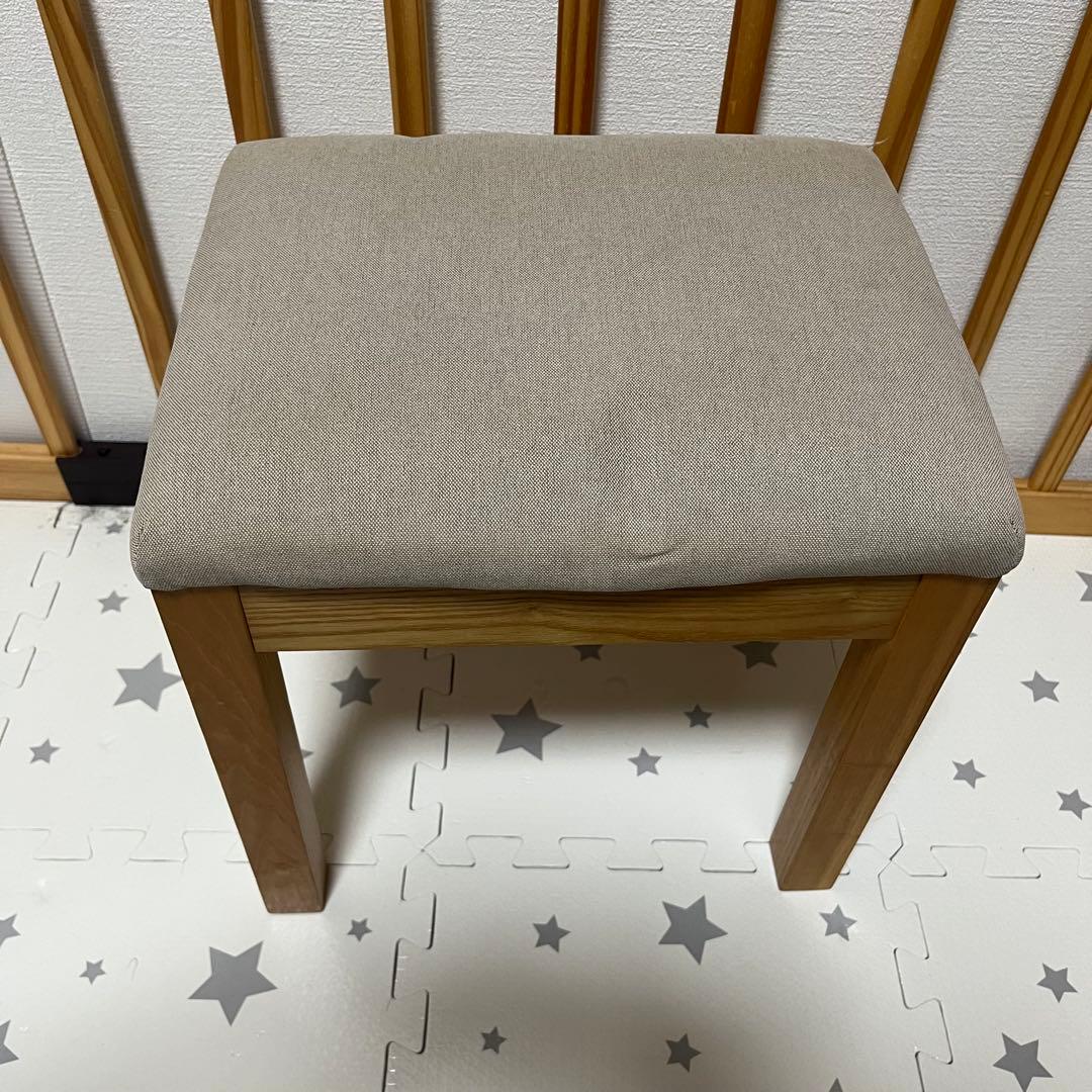 無印良品 ドレッサー　イス付き