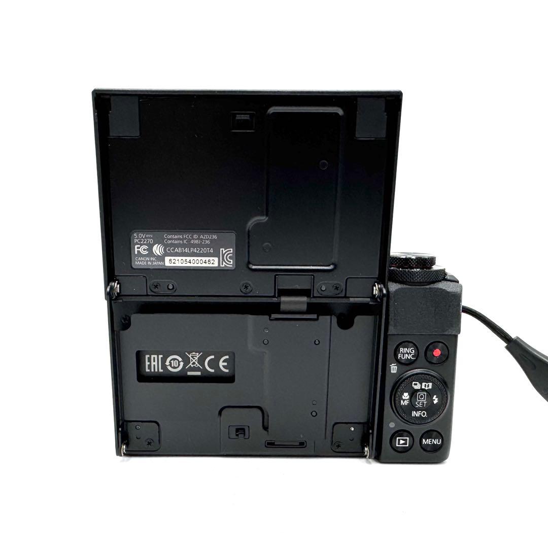 美品 Canon キャノン PowerShot G7X Mark II ブラック