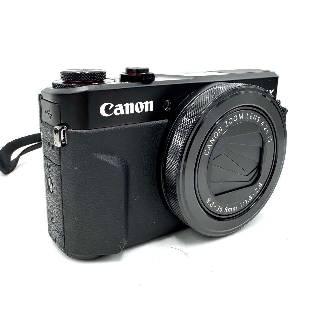 美品 Canon キャノン PowerShot G7X Mark II ブラック