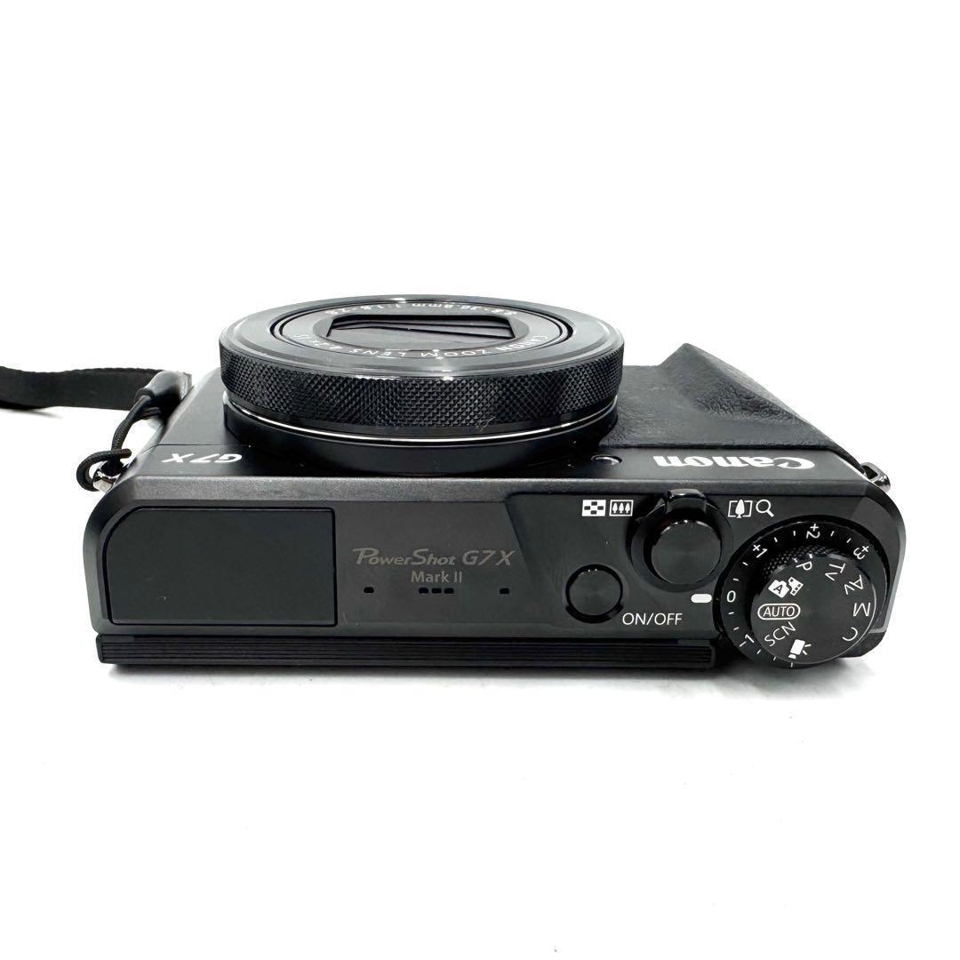 美品 Canon キャノン PowerShot G7X Mark II ブラック