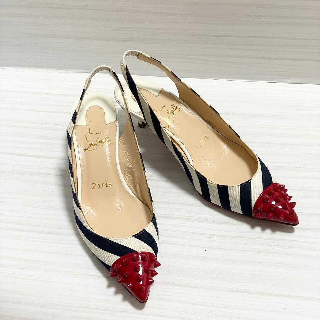 Christian Louboutin　ルブタン　パンプス　サンダル　スタッズ