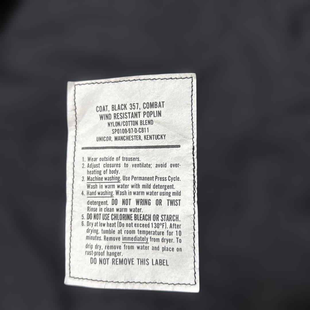 希少サイズ　97年 BDU BLACK357　ジャケット　ブラック黒　 L-L