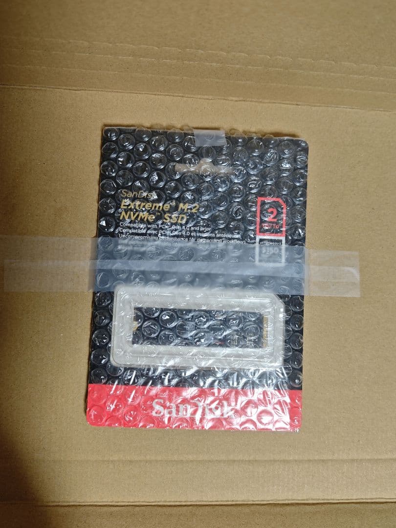 【新品未開封】Sandisk Extreme NVMe Gen4 SSD 2TB