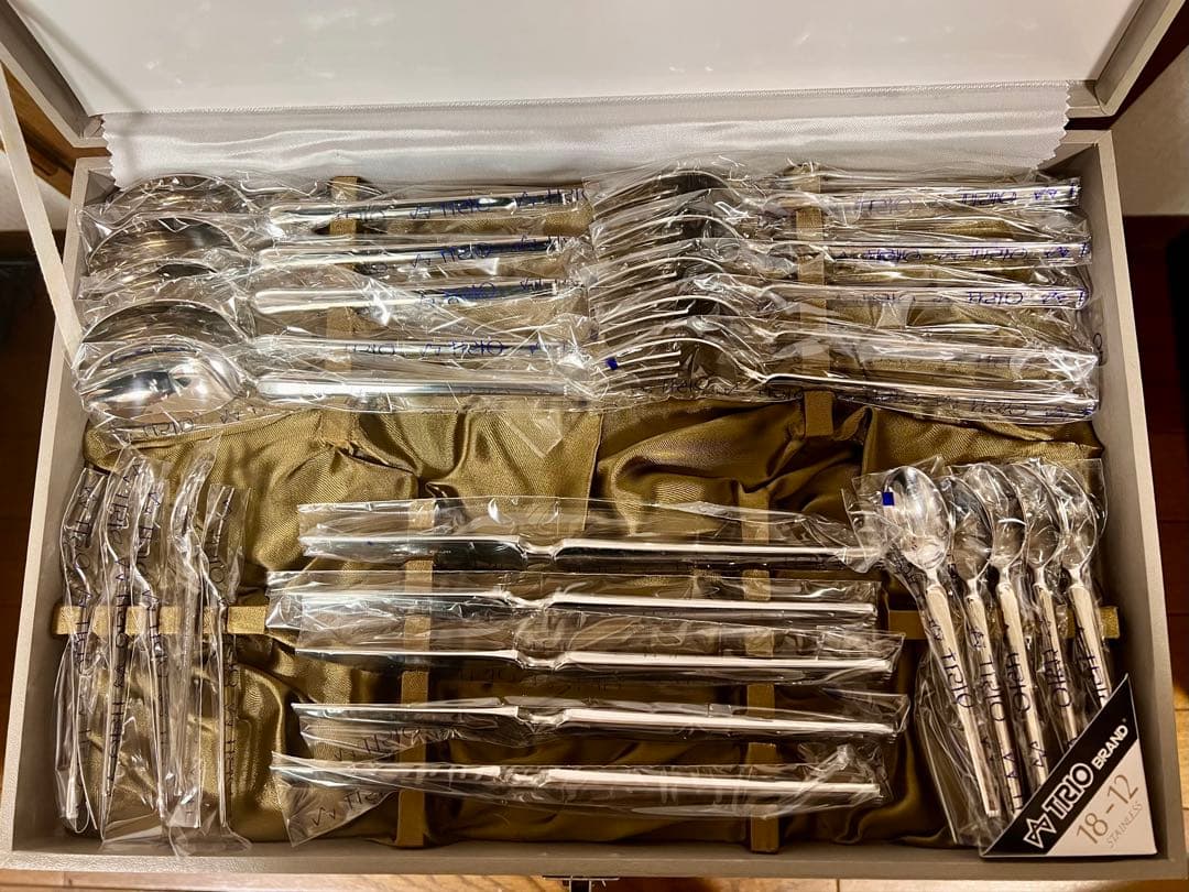 【未使用品】TRIO 18-12 ステンレス ソナタ カトラリーセット25本