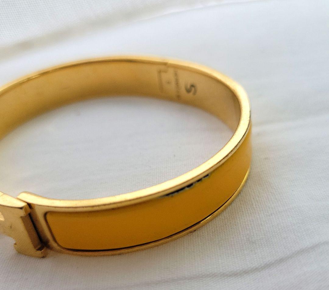 HERMES　クリックH イエローバングル